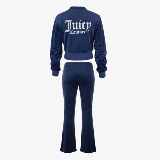JUICY COUTURE TRENIRKA VELOUR BOMBER & BOOTCUT JOG SET 