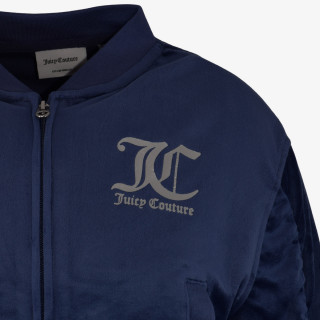 JUICY COUTURE TRENIRKA VELOUR BOMBER & BOOTCUT JOG SET 