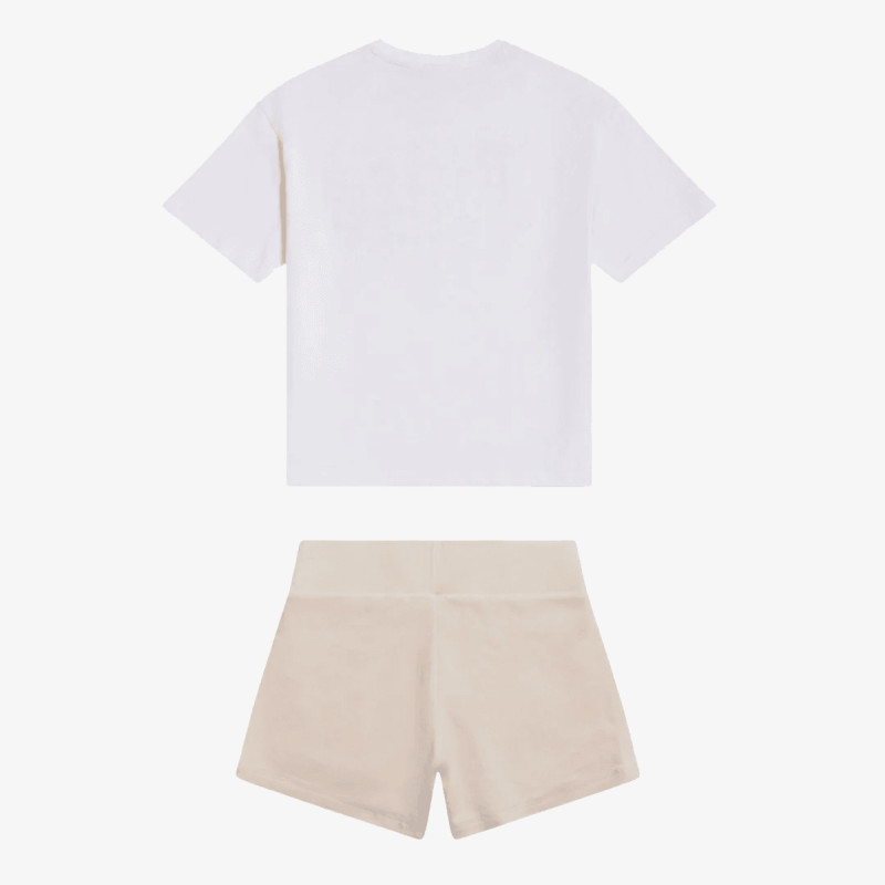 JUICY COUTURE TRENIRKA Oversize Tee & Velour Short Set 