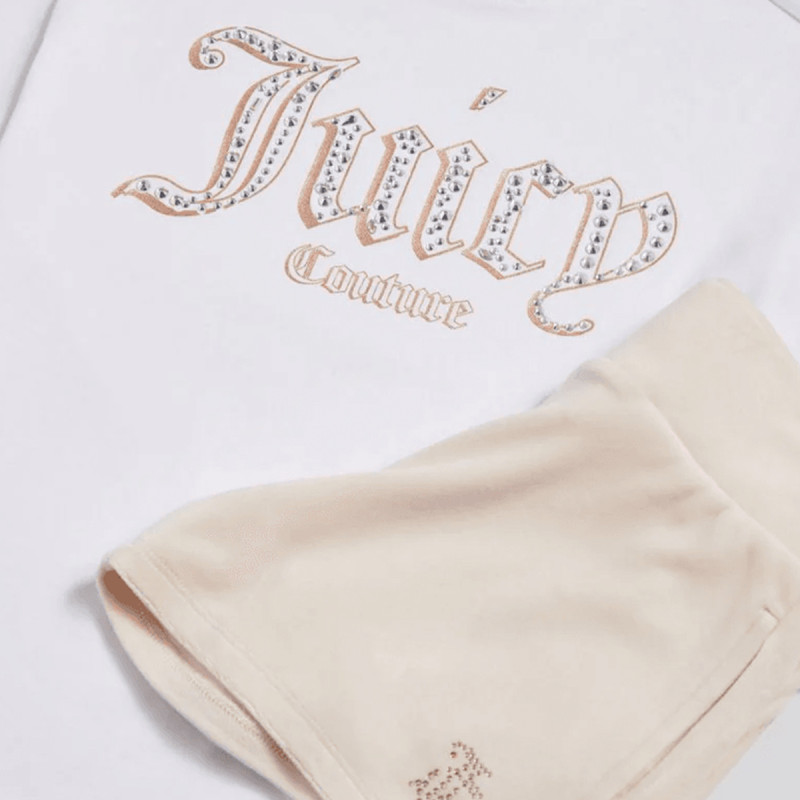 JUICY COUTURE TRENIRKA Oversize Tee & Velour Short Set 