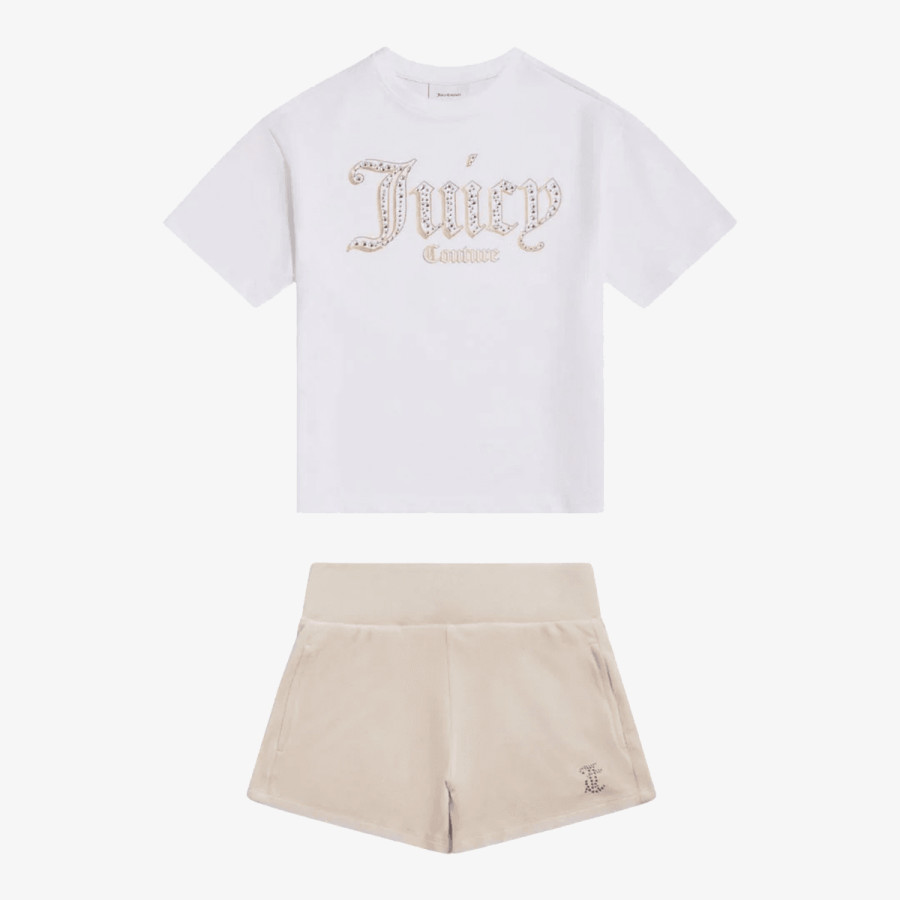 JUICY COUTURE TRENIRKA Oversize Tee & Velour Short Set 