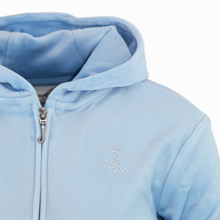 JUICY COUTURE TRENIRKA DIAMANTE VELOUR ZIP THROUGH & BOOTCUT JO 