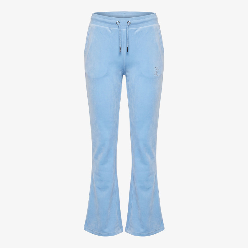 JUICY COUTURE TRENIRKA DIAMANTE VELOUR ZIP THROUGH & BOOTCUT JO 