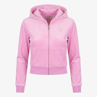 JUICY COUTURE TRENIRKA DIAMANTE VELOUR ZIP THROUGH & BOOTCUT JO 