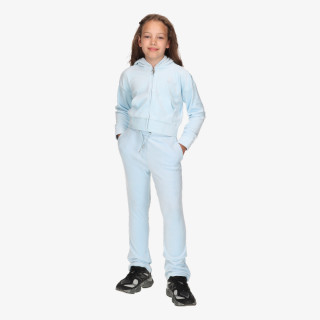 JUICY COUTURE TRENIRKA Cropped Velour Diamante Zip Thru & Bootc 