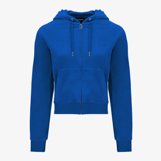 JUICY COUTURE Kapucar ZIP THROUGH HOODIE WITH  ZIP PULL &  JC 