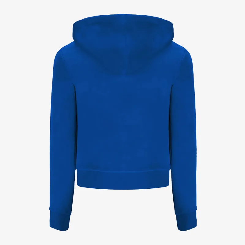 JUICY COUTURE Kapucar ZIP THROUGH HOODIE WITH  ZIP PULL &  JC 