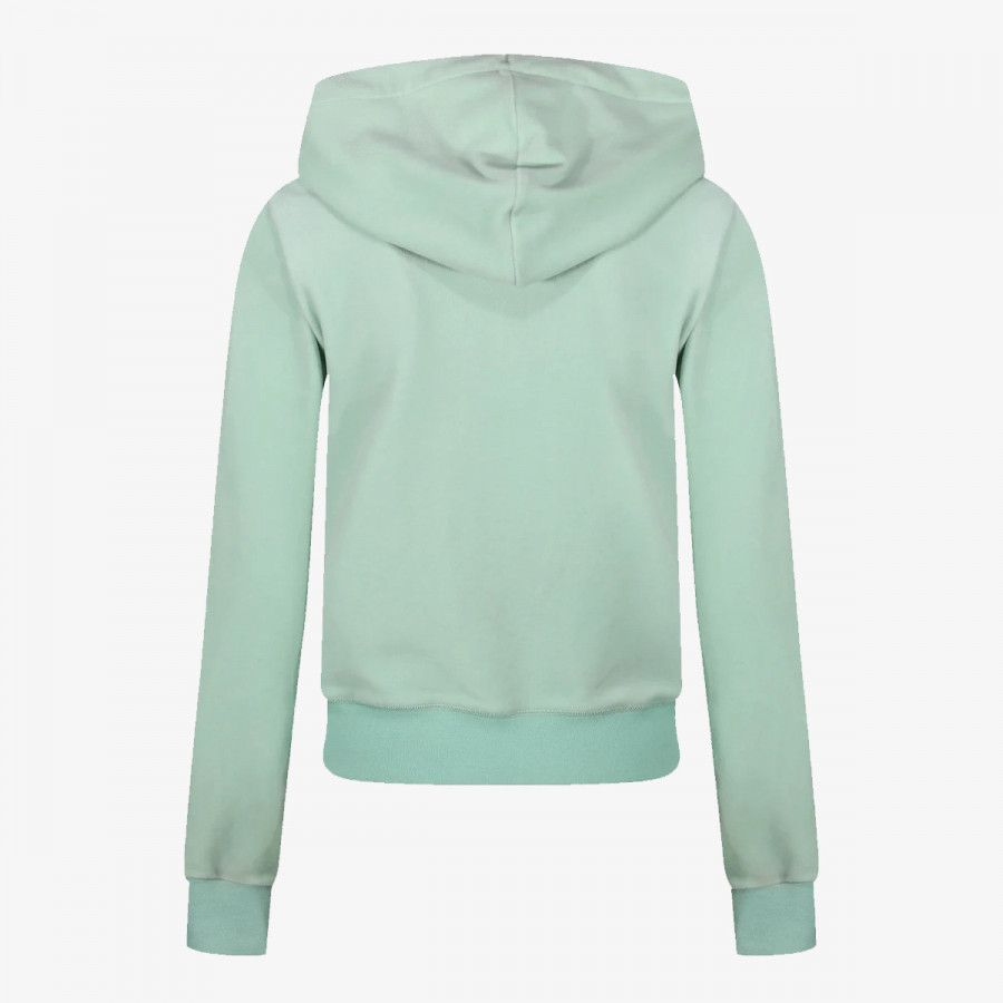 JUICY COUTURE KAPUCAR ZIP THROUGH HOODIE WITH  ZIP PULL &  JC 