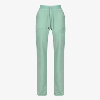 JUICY COUTURE SPODNJI DELI TRENIRKE STRAIGHT LEG TRACK PANT WITH POCKET 