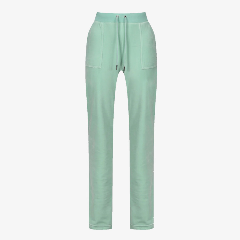 JUICY COUTURE SPODNJI DELI TRENIRKE STRAIGHT LEG TRACK PANT WITH POCKET 