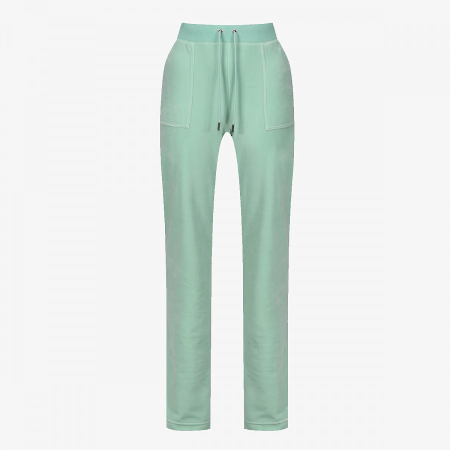 JUICY COUTURE SPODNJI DELI TRENIRKE STRAIGHT LEG TRACK PANT WITH POCKET 