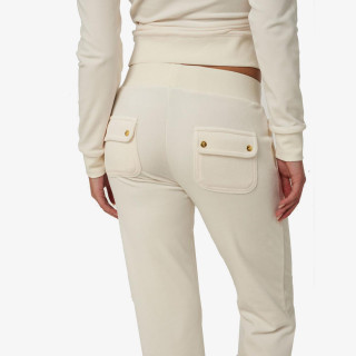 JUICY COUTURE SPODNJI DELI TRENIRKE GOLD DEL RAY POCKETED PANT 