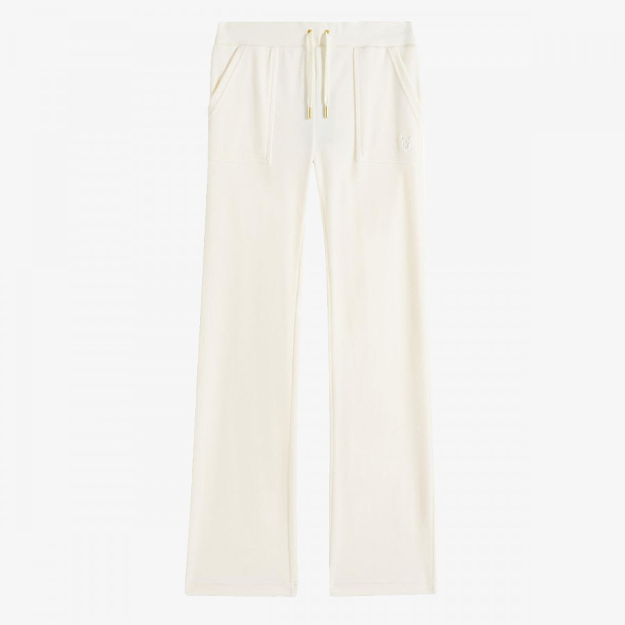 JUICY COUTURE SPODNJI DELI TRENIRKE GOLD DEL RAY POCKETED PANT 