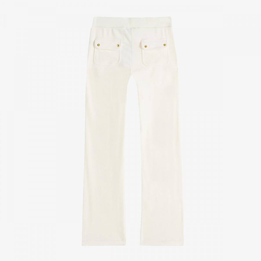 JUICY COUTURE SPODNJI DELI TRENIRKE GOLD DEL RAY POCKETED PANT 