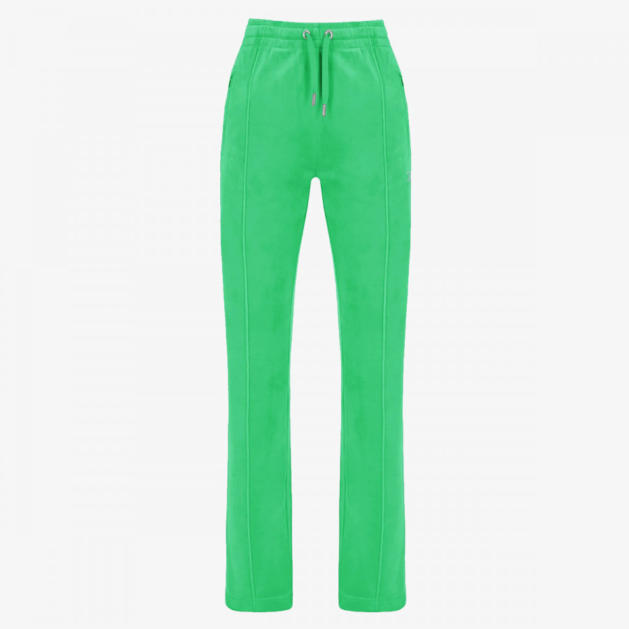 JUICY COUTURE SPODNJI DELI TRENIRKE VELOUR TRACK PANT WITH DIAMANTE BRANDIN 