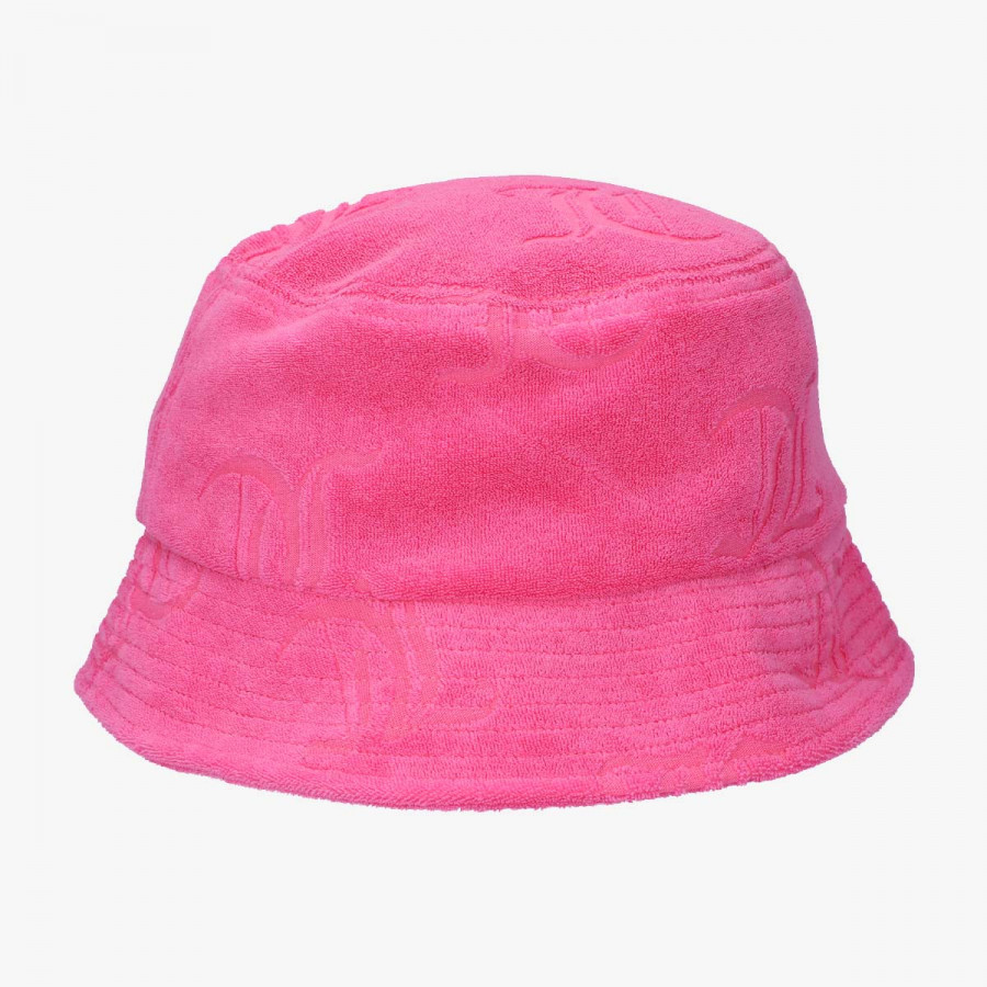 JUICY COUTURE KAPE ELEANNA MONOGRAM TOWELLING BUCKET HAT 