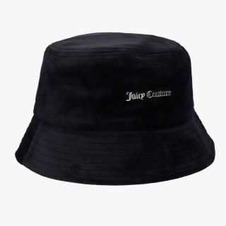 JUICY COUTURE KAPE ELLIE VELOUR BUCKET HAT 