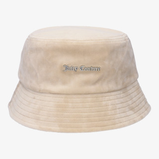 JUICY COUTURE KAPE ELLIE VELOUR BUCKET HAT 