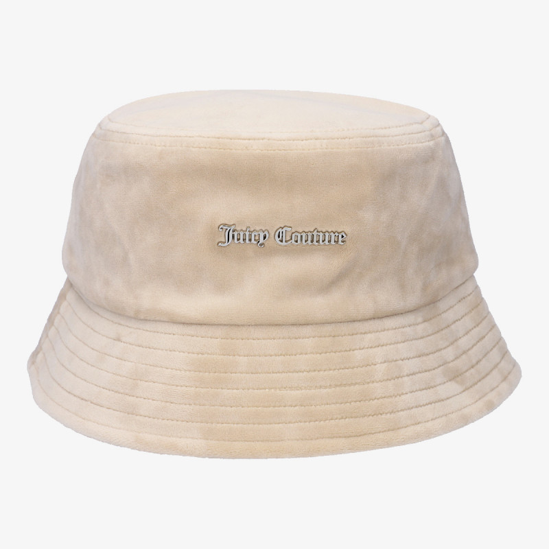 JUICY COUTURE KAPE ELLIE VELOUR BUCKET HAT 