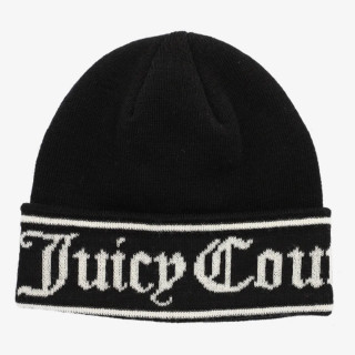 JUICY COUTURE KAPE INGRID FLAT KNIT BEANIE 