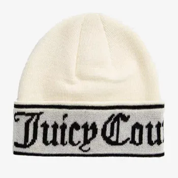 JUICY COUTURE KAPE INGRID FLAT KNIT BEANIE 