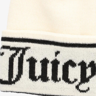 JUICY COUTURE KAPE INGRID FLAT KNIT BEANIE 