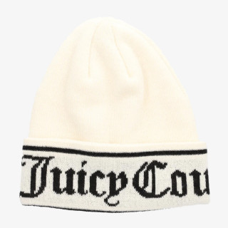 JUICY COUTURE KAPE INGRID FLAT KNIT BEANIE 