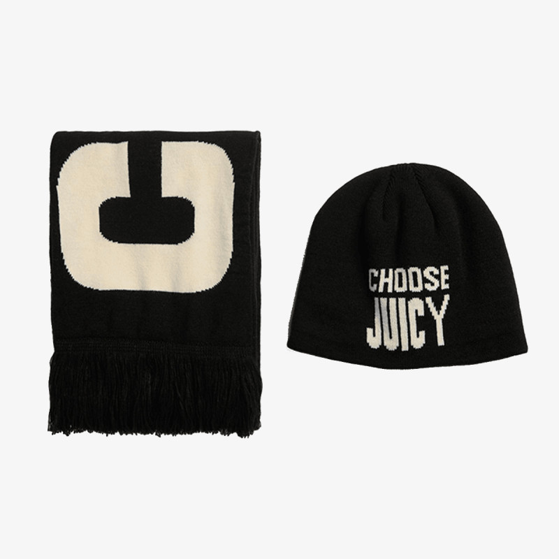 JUICY COUTURE KAPE JC SCARF/BEANIE 
