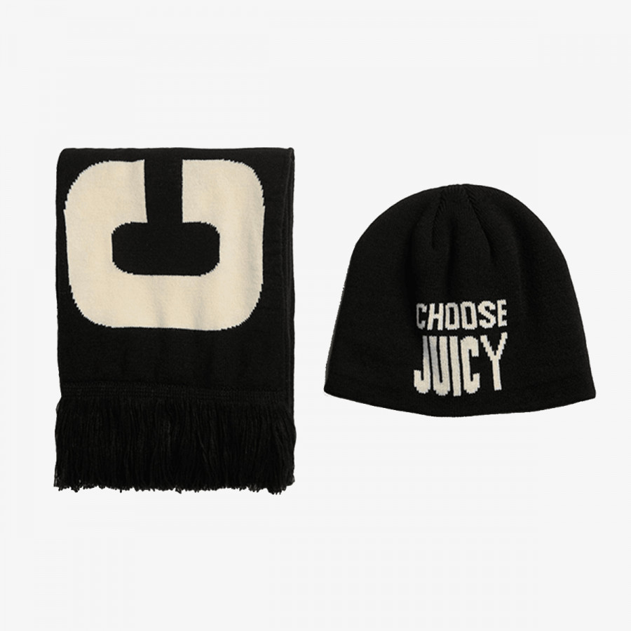 JUICY COUTURE KAPE JC SCARF/BEANIE 