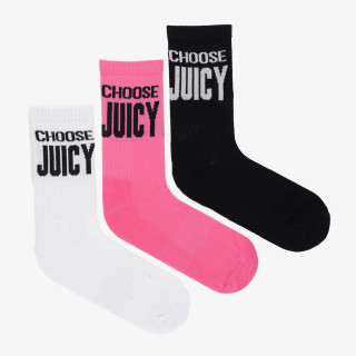 JUICY COUTURE Nogavice CHSE 3 PCK SCK 