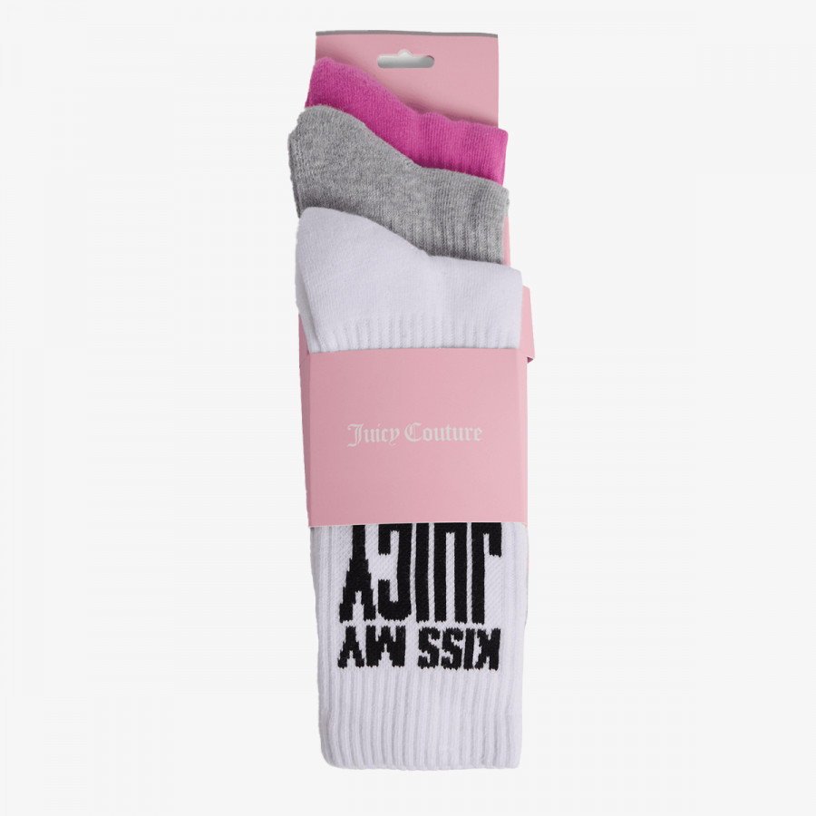 JUICY COUTURE Nogavice SLOGAN SOCKS 