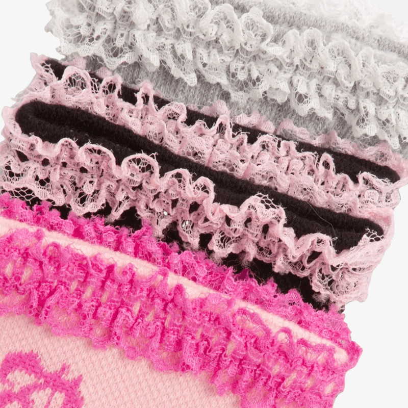 JUICY COUTURE NOGAVICE 3 PK LACE SOCKS 