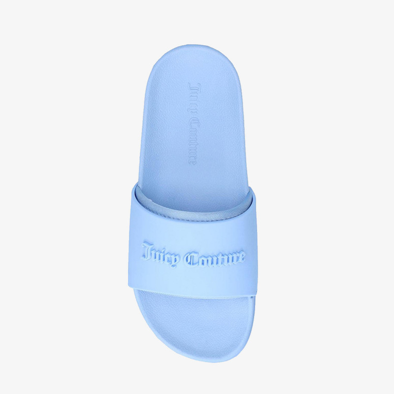 JUICY COUTURE Natikači BREANNA EMBOSSED - SLIDER WITH DTM LOGO 