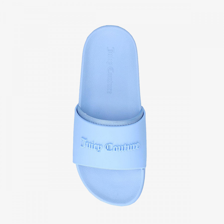 JUICY COUTURE Natikači BREANNA EMBOSSED - SLIDER WITH DTM LOGO 