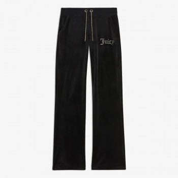 JUICY COUTURE SPODNJI DELI TRENIRKE DIAMANTE TRIM DELRAY TRACK PANTS 