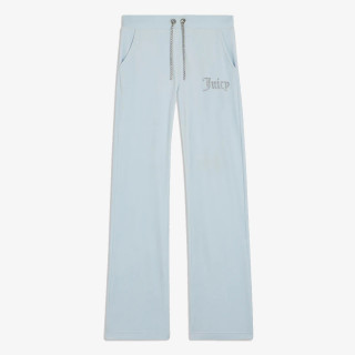 JUICY COUTURE SPODNJI DELI TRENIRKE DIAMANTE TRIM DELRAY TRACK PANTS 