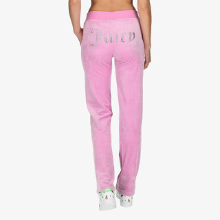 JUICY COUTURE SPODNJI DELI TRENIRKE DEL RAY DIAMANTE TRACK PANT 