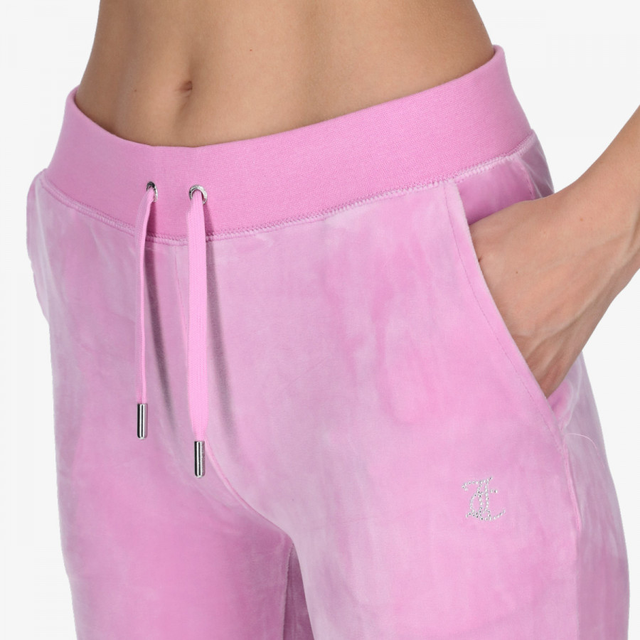 JUICY COUTURE SPODNJI DELI TRENIRKE DEL RAY DIAMANTE TRACK PANT 