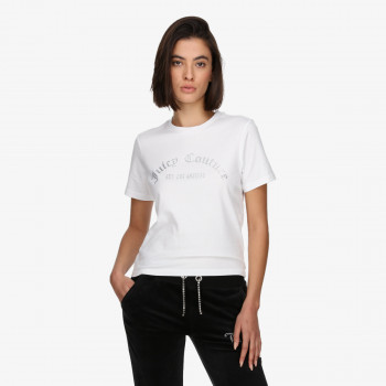 JUICY COUTURE KRATKA MAJICA ARCHED DIAMANTE NOAH T-SHIRT 