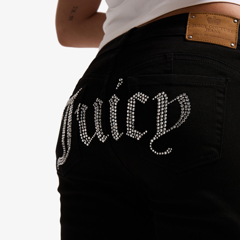 JUICY COUTURE HLAČE TWILL LR FLARE 