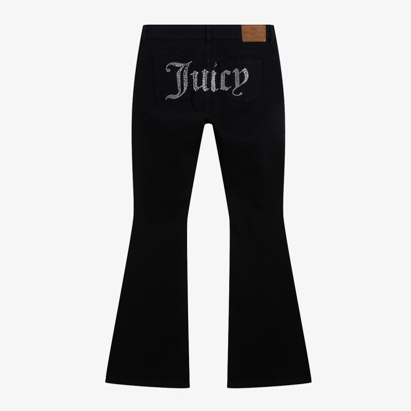 JUICY COUTURE HLAČE TWILL LR FLARE 