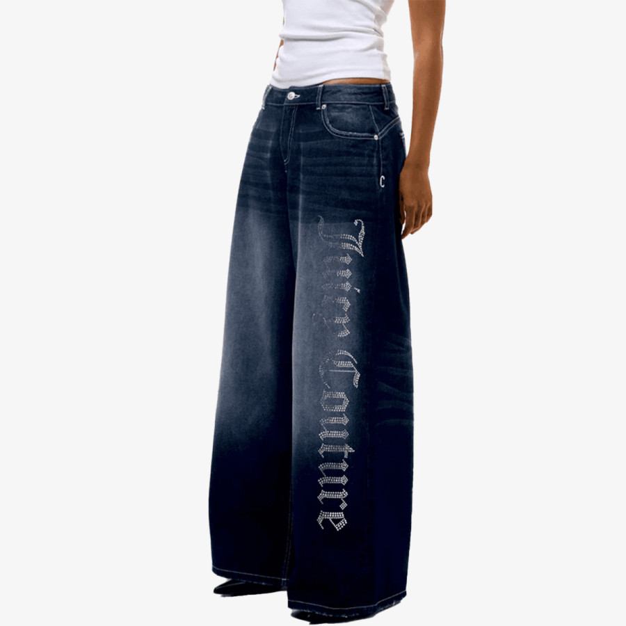JUICY COUTURE HLAČE DIA WIDE LEG 