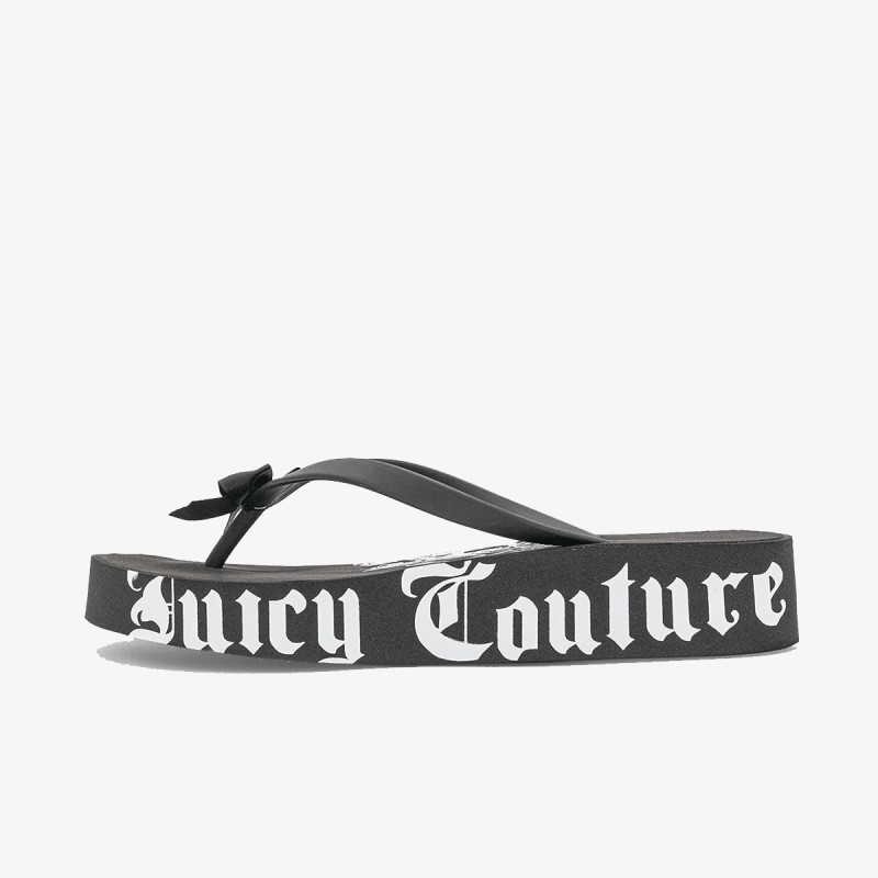 JUICY COUTURE Natikači HERITAGE CREST EVA WEDGE SLIDE 