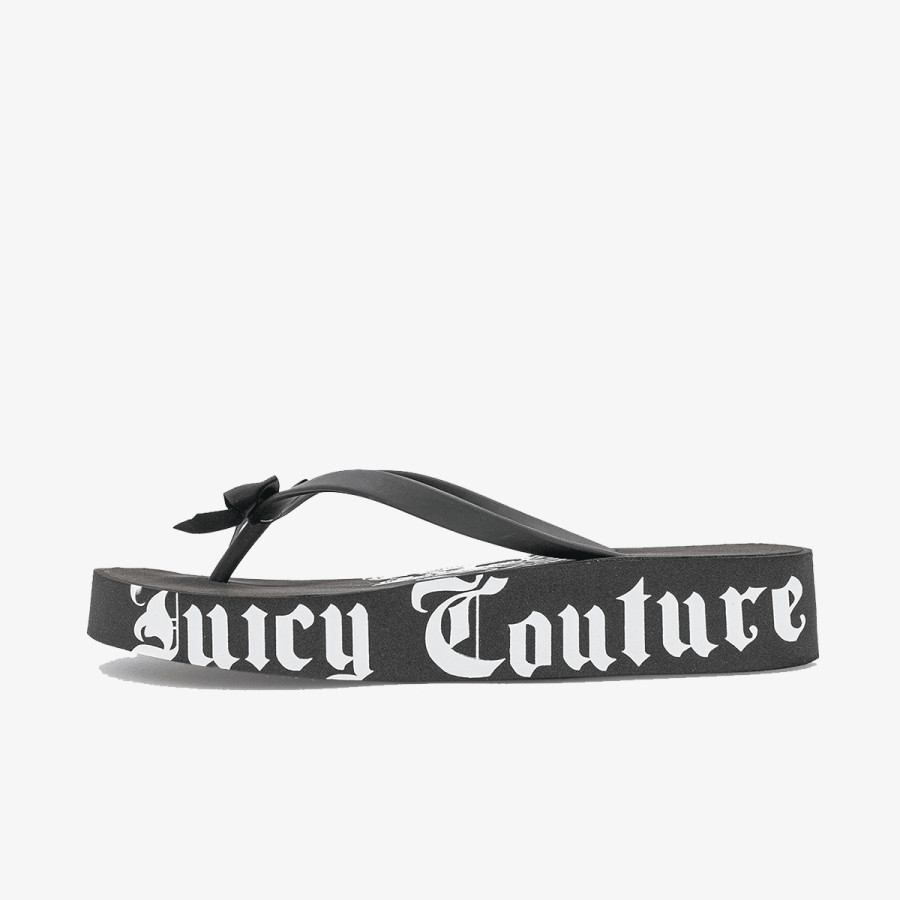 JUICY COUTURE Natikači HERITAGE CREST EVA WEDGE SLIDE 