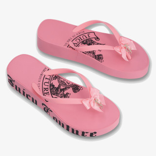 JUICY COUTURE Natikači HERITAGE CREST EVA WEDGE SLIDE 