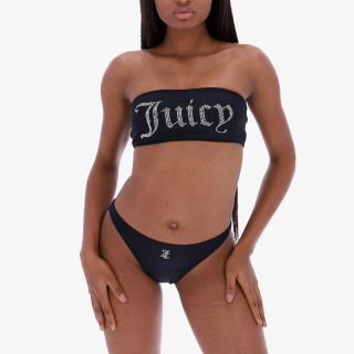 JUICY COUTURE DVODELNE KOPALKE BANDEAU BIKINI TOP 