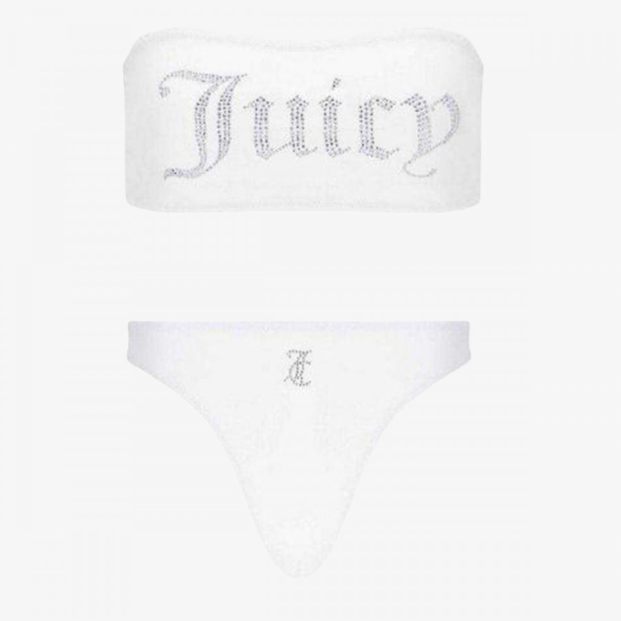 JUICY COUTURE DVODELNE KOPALKE BANDEAU BIKINI TOP 