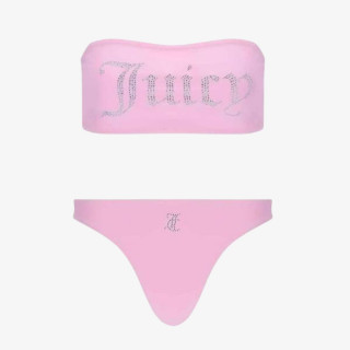 JUICY COUTURE DVODELNE KOPALKE BANDEAU BIKINI TOP 