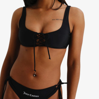 JUICY COUTURE DVODELNE KOPALKE LYCRA BIKINI SET WITH LATTICE DETAILING 