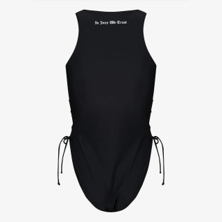 JUICY COUTURE ENODELNE KOPALKE ONE PIECE SWIMSUIT WITH LATTICE DETAIL 